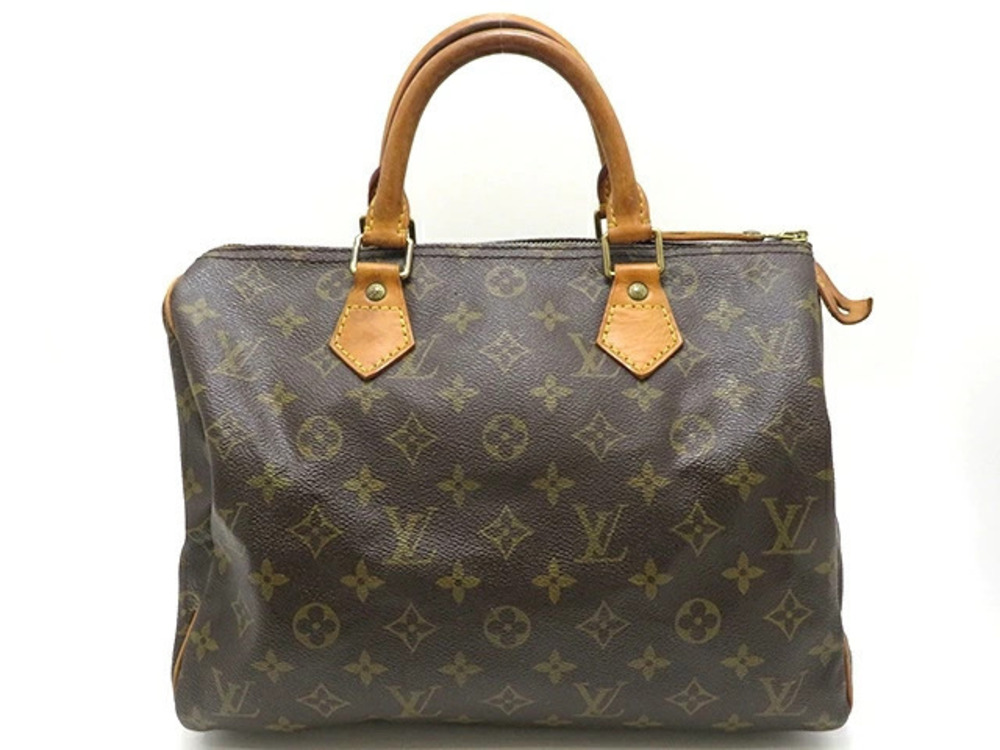 LOUIS VUITTON bag handbag Speedy Monogram Leather Brown